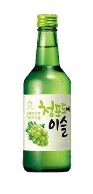 Jinro Chamisul Soju Green Grape 375ml-0