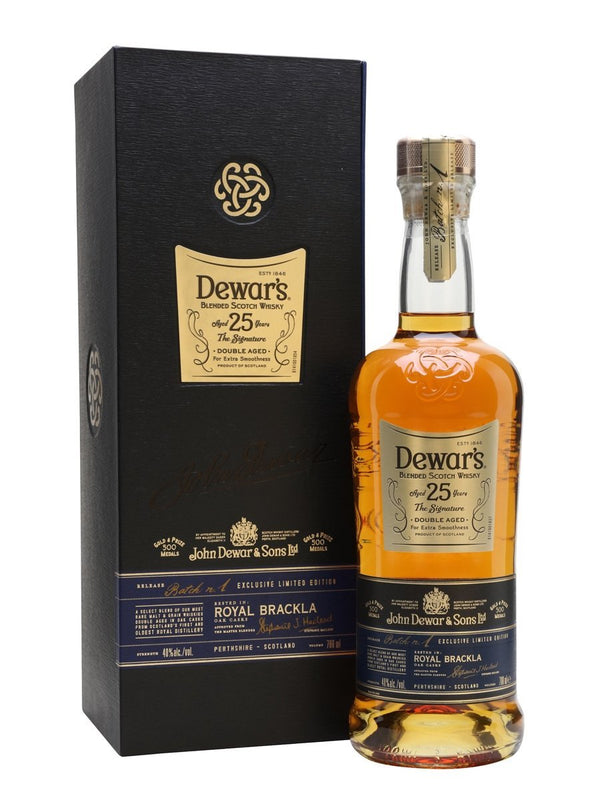 Dewar's The Signature 25 Year Old Blended Scotch Whisky 750ml