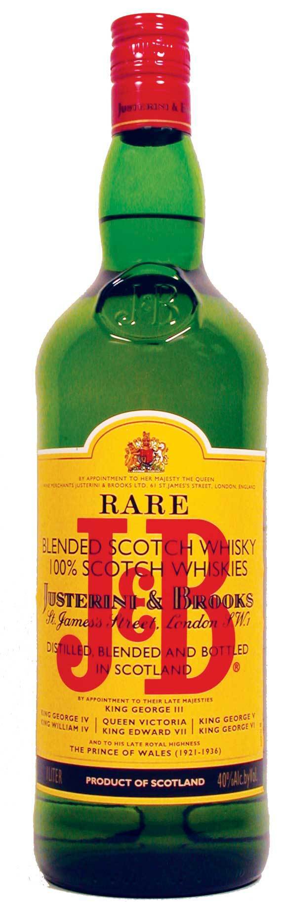 J&B Scotch 750ml