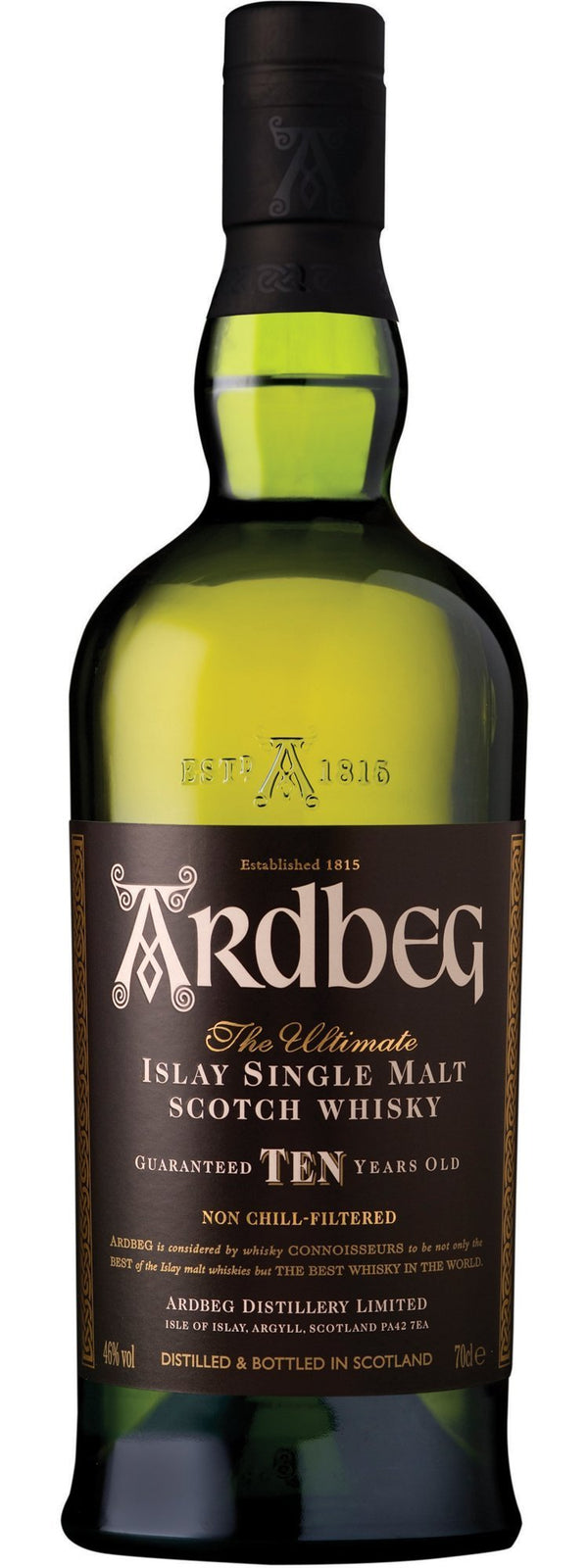 Ardbeg 10 Year Old Single Malt Whisky 750ml