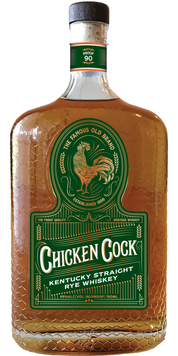 Chicken Cock Kentucky Straight Rye Whiskey 750ml