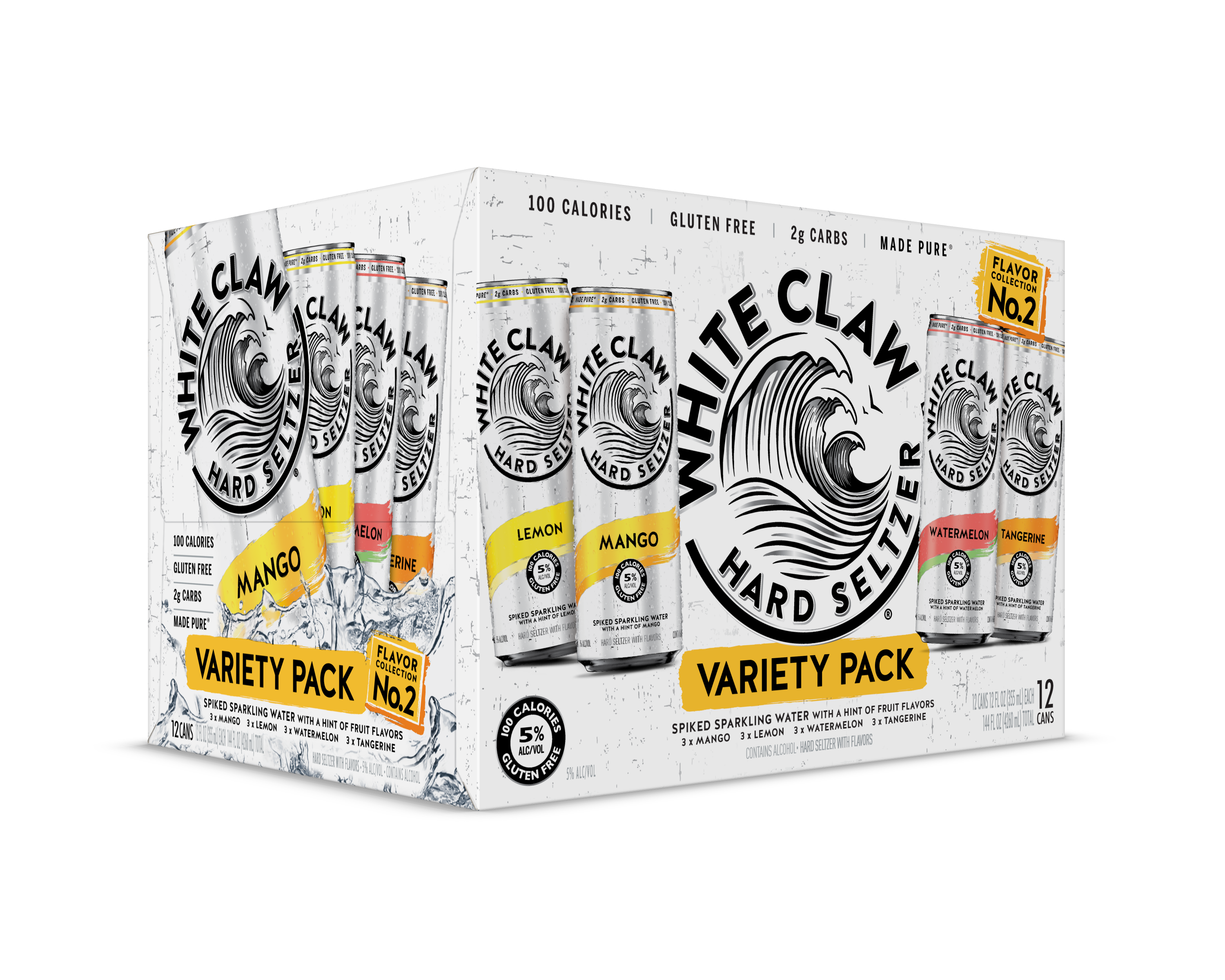 CLANEホワイト2 White Claw Variety Pack Flavor Collection #2 12pk Cans – Mission