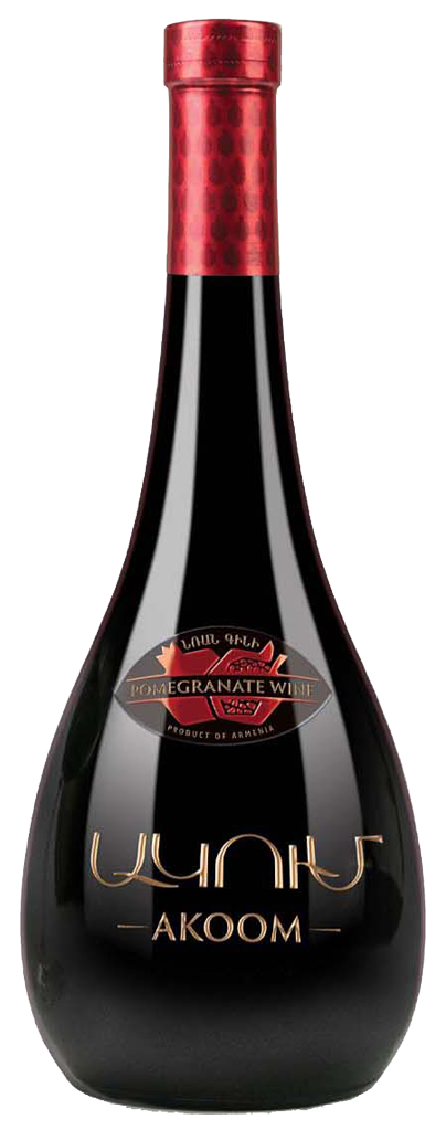 Akoom Pomegranate Semi Sweet 750ml