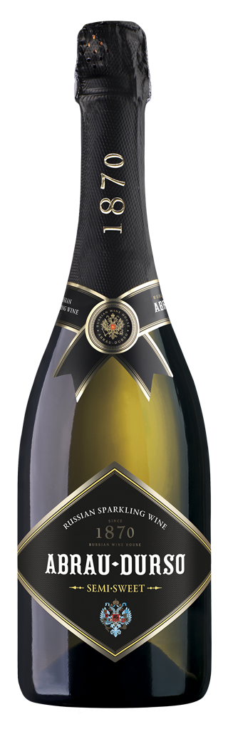 Abrau-Durso Semi Sweet White Russian Sparkling 750ml