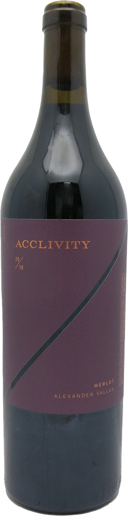 Acclivity Alexander Valley Merlot 2018 750ml