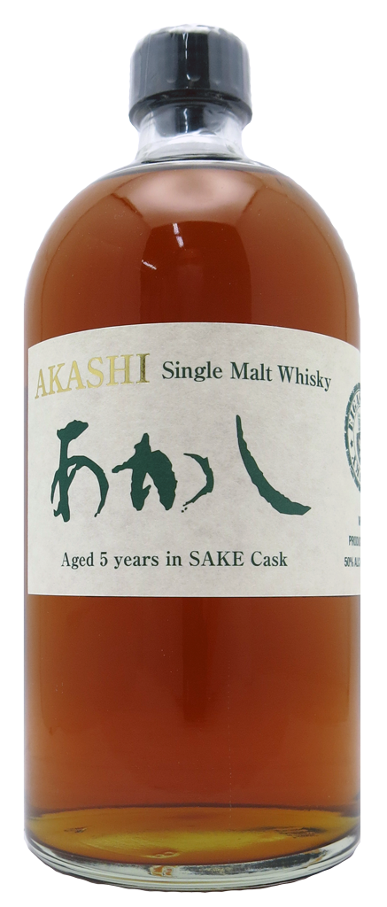Akashi White Oak Sake Cask Japanese Single Malt Whisky 750ml