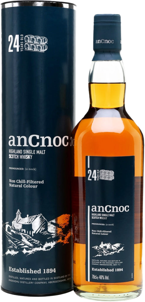 Ancnoc Single Malt Scotch 24 Year Old 750ml – Mission Liquor