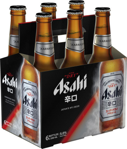 Asahi 6pk Bottles