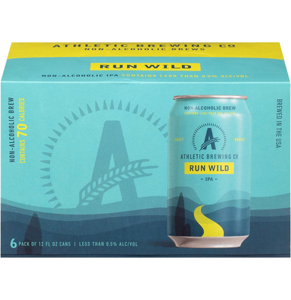 Athletic Non-Alcoholic Run Wild IPA 6pk Cans