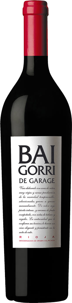 Baigorri de Garage Tempranillo 2015 750ml