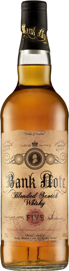 Bank Note 5Yrs Blended Scotch Whisky 700ml