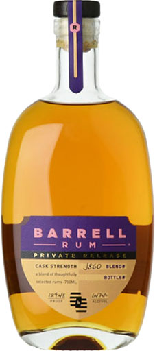 Barrell Single Barrel Rum #J860 129.48 Proof 750ml