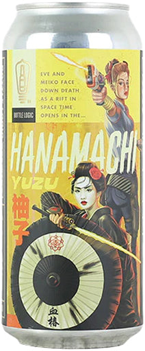 Bottle Logic Hanamachi Yuzu Rice Lager 16oz Can