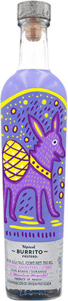 Burrito Fiestero Ancestral Durango Tepemete Mezcal 750ml