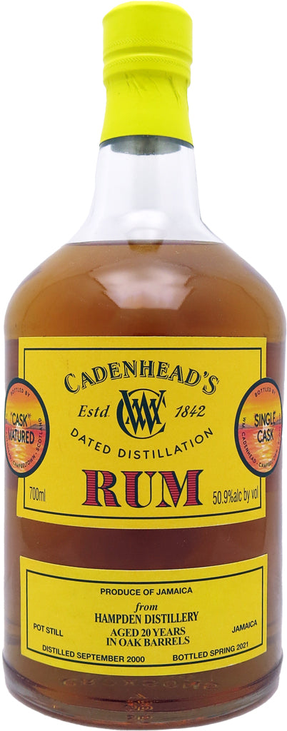 Cadenhead's Hampden 20 Years Old Rum 700ml