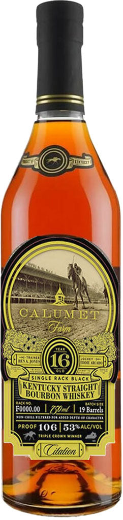 Calumet Single Rack Black Bourbon 16Yr 750ml