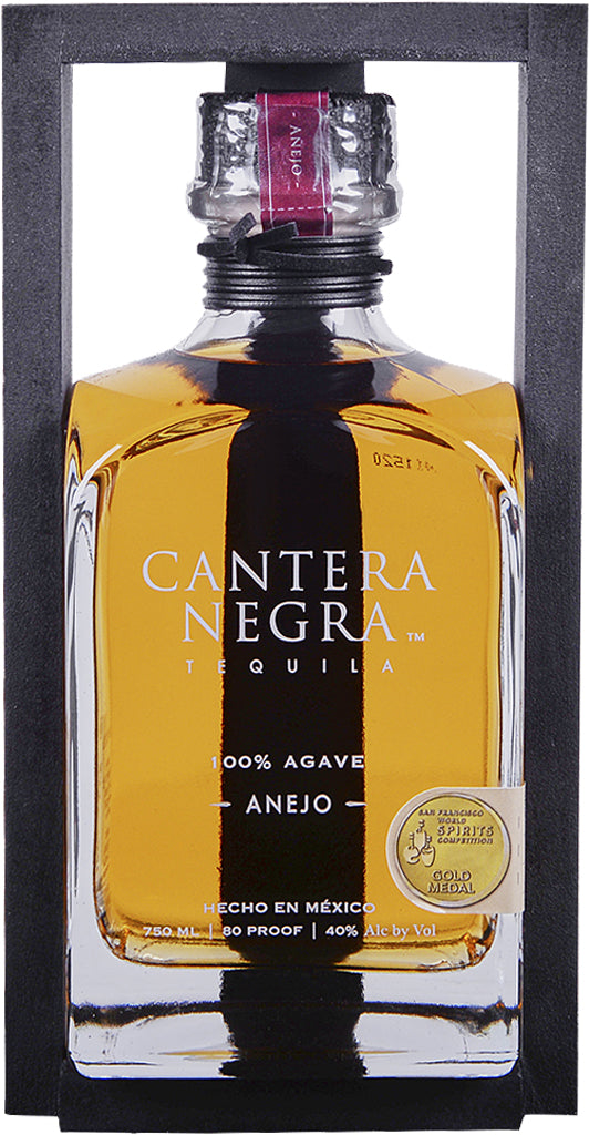 Cantera Negra Tequila Anejo 750ml