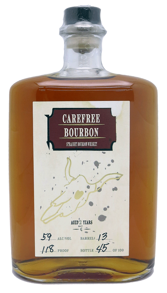 Carefree Barrel Proof Bourbon Whiskey 750ml