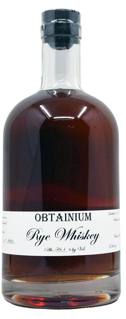 Cat's Eye Obtainium 5 Year Rye Whiskey 750ml