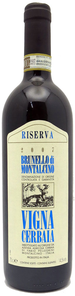 Cerbaia Brunello di Montalcino Riserva 2007 750ml