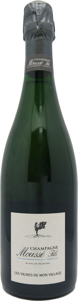 Champagne Mousse Les Vignes De Mon Villages Blanc De Meunier 750ml