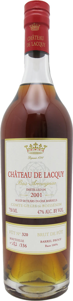 Chateau de Lacquy Baco Armagnac 2001 750ml
