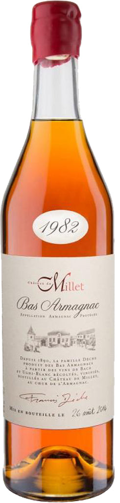 Chateau de Millet Armagnac 1982 750ml