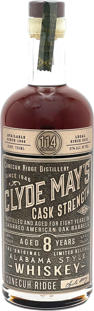 Clyde May's Cask Strength Whiskey 8yr 750ml
