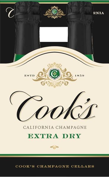 Cooks Extra Dry 187ml 4pk