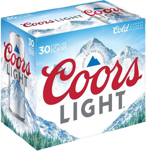 Coors Light 30pk Can