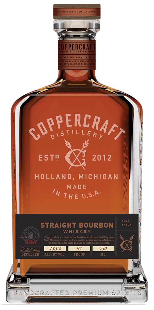 Coppercraft Straight Bourbon Whiskey 750ml