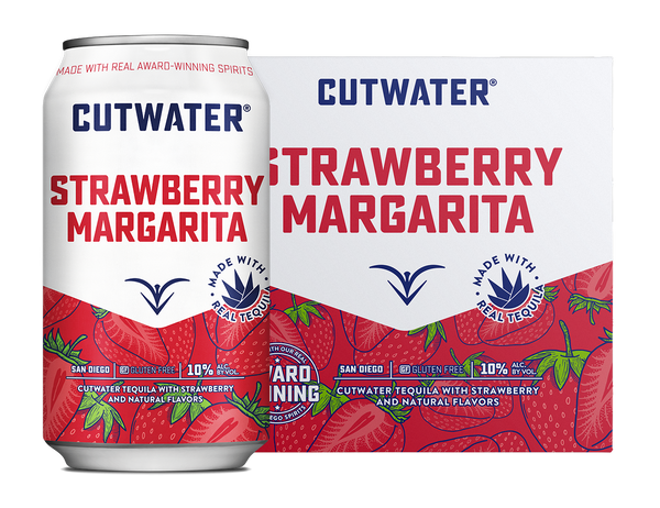 Cutwater Spirits Strawberry Margarita 4pk