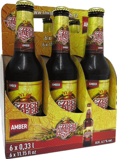 Czech Royal Amber 6pk Btls