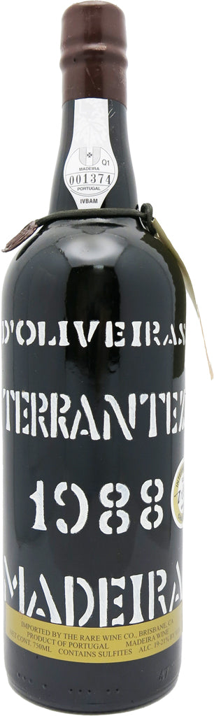 D'Oliveiras Madeira Frasqueira Terrantez 1988 750ml