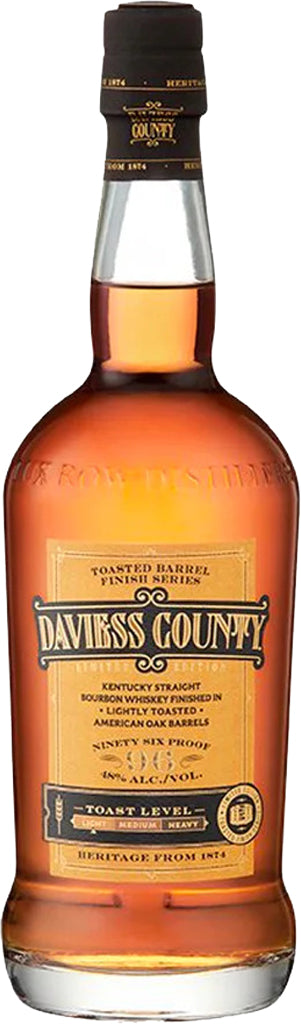 Daviess County Lightly Toasted Kentucky Straight Bourbon Whiskey 750ml