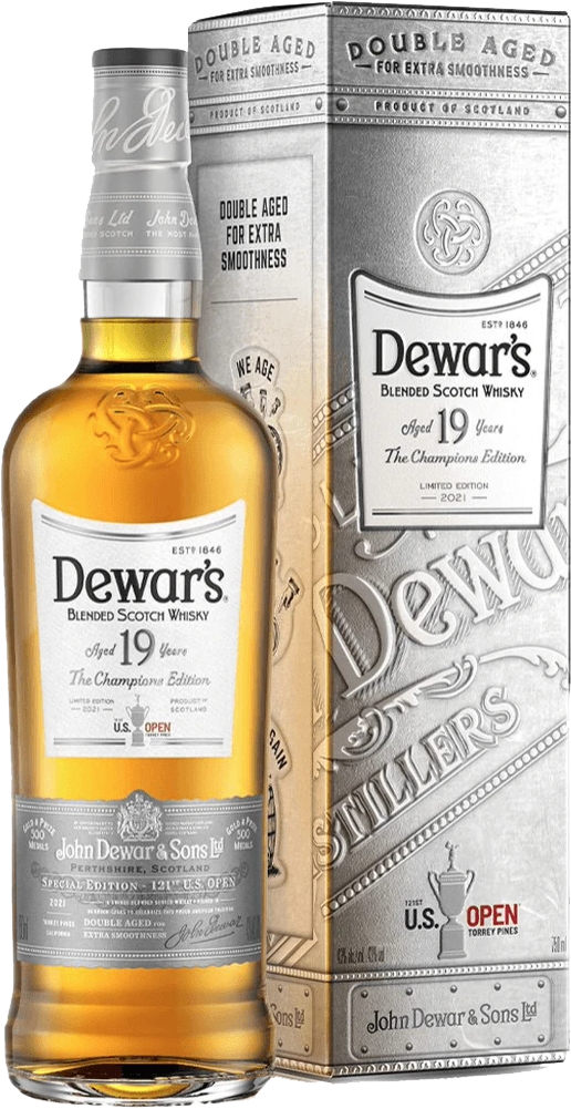 Dewar's 19 Year Old The Champions Edition 2021 US Open Blended Scotch Whisky
