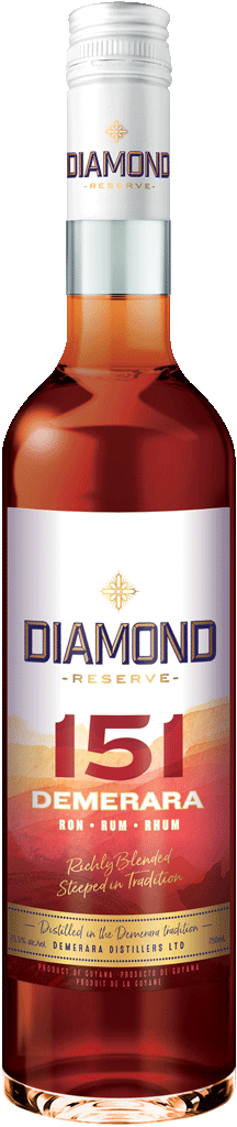 Diamond Reserve Aged Demerara Rum 151 Proof 750ml