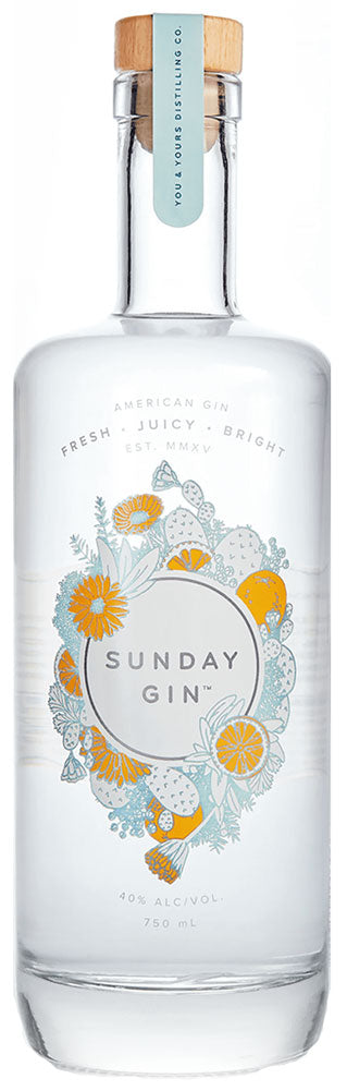 You & Yours Sunday Gin 750ml