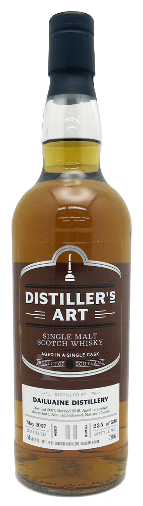 Distiller's Art Dailuaine Single Malt Scotch Whiskey 2007 11yr