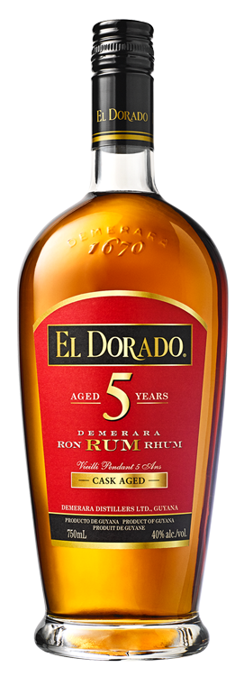 El Dorado Rum Cask Aged 5 Year Old 750ml