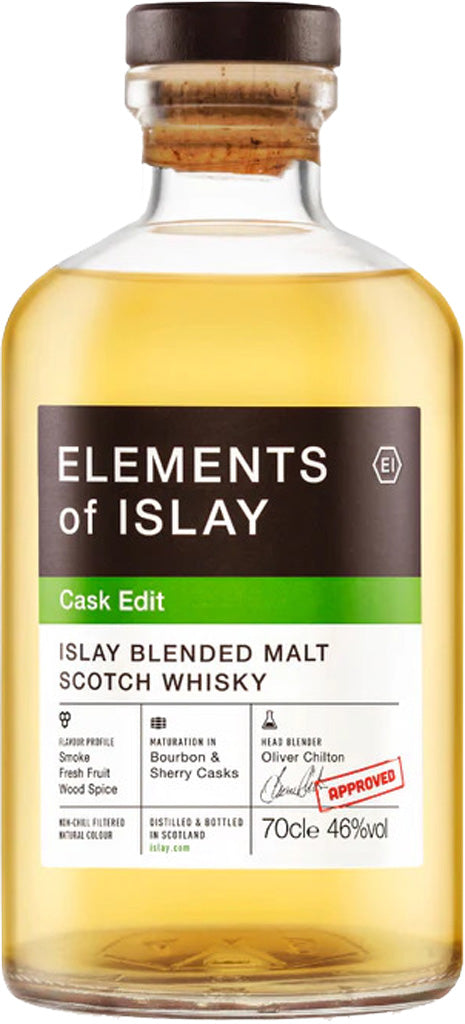 Elements of Islay Cask Edit Blended Malt Scotch Whisky 700ml