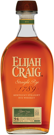 Elijah Craig Straight Rye Whiskey 750ml