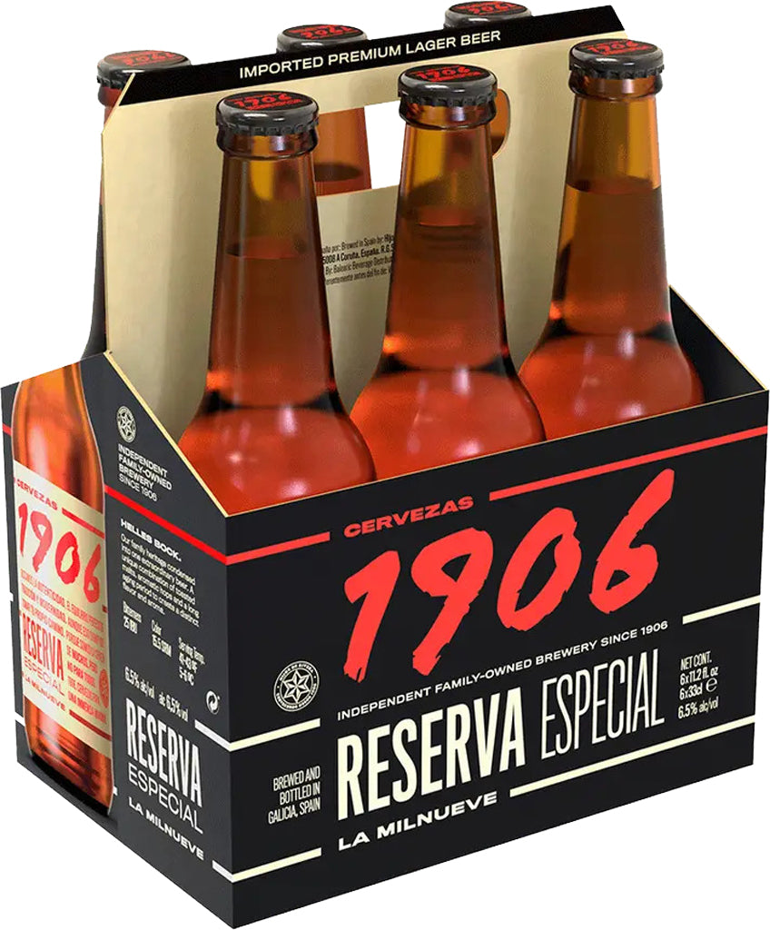 Estrella Galicia 1906 Cervezas 6pk – Mission Liquor