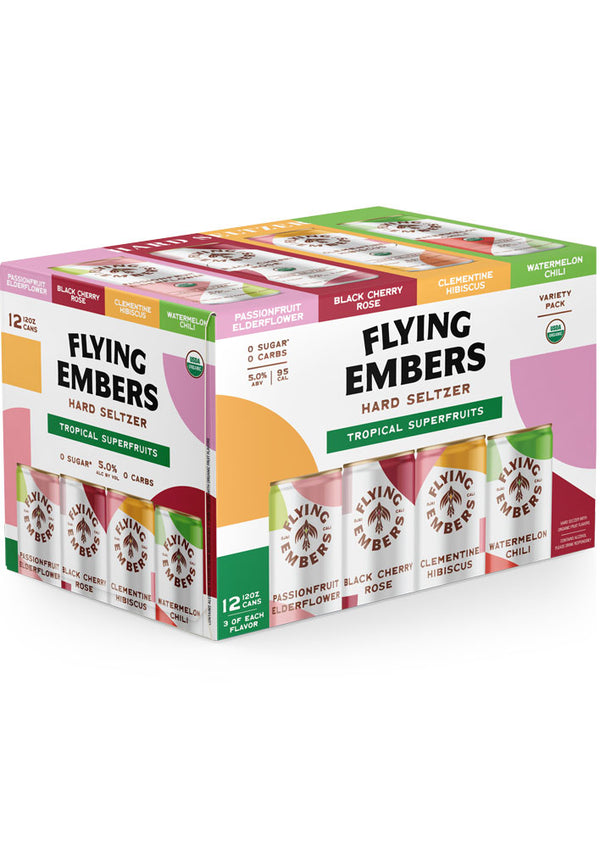 Flying Embers Seltzer Variety 12pk Cans