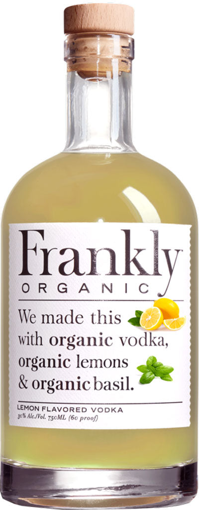 Frankly Organic Lemon Vodka 750ml