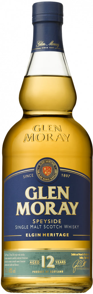Glen Moray Single Malt Whiskey 12 Year 750ml