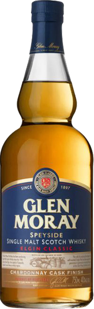 Glen Moray Chardonnay Cask Single Malt Scotch Whiskey 750ml