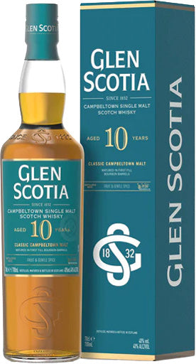 Glen Scotia Single Malt 10Yr Classic Campbeltown Unpeated 750ml