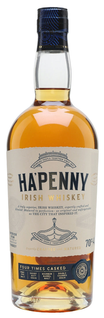 Ha'penny Four Cask Irish Whiskey 750ml – Mission Liquor