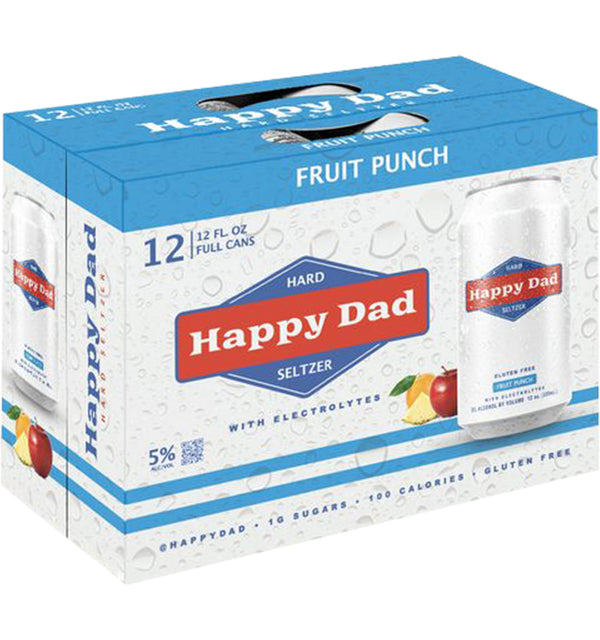 Happy Dad Fruit Punch Hard Seltzer 12pk Cans